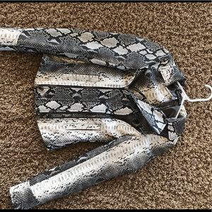 Extra small snake skin affliction jacket